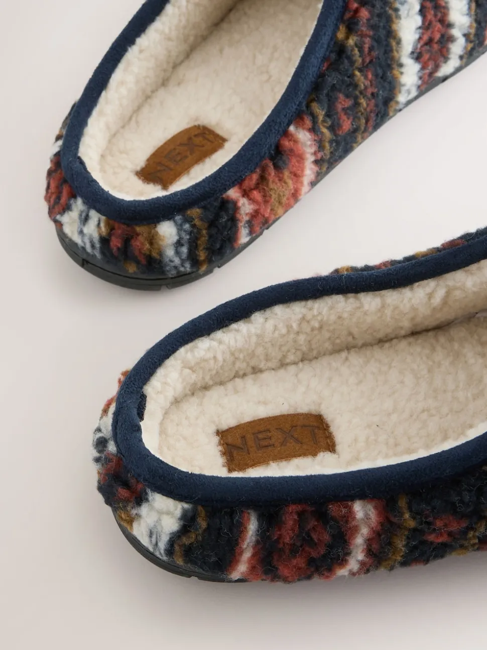 Grey Borg Patterned Slippers