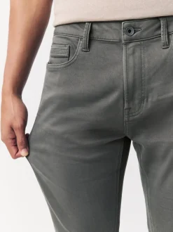 Grey Charcoal Skinny Fit Comfort Stretch Jeans