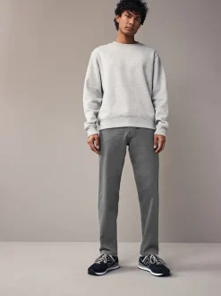 Grey Charcoal Slim Fit Comfort Stretch Jeans