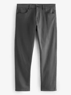 Grey Charcoal Slim Fit Comfort Stretch Jeans