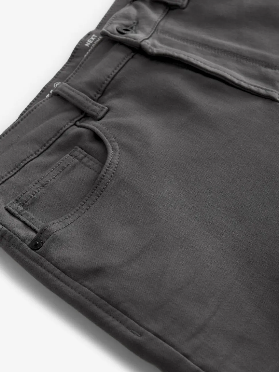 Grey Charcoal Slim Fit Comfort Stretch Jeans