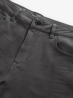 Grey Charcoal Slim Fit Comfort Stretch Jeans