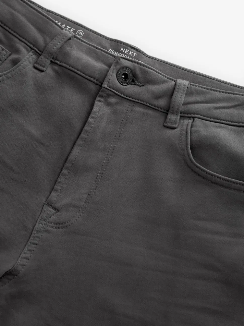 Grey Charcoal Slim Fit Comfort Stretch Jeans