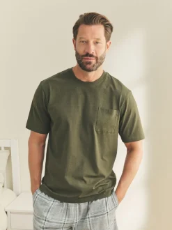 Grey Check Jersey Short Pyjamas Set