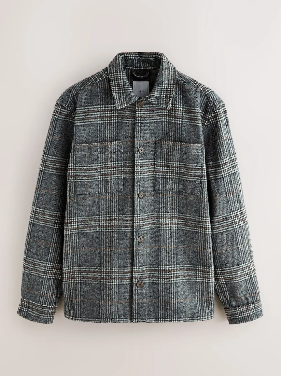 Grey Check Shacket