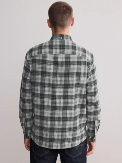 Grey Check Signature Long Sleeve Check Shirt