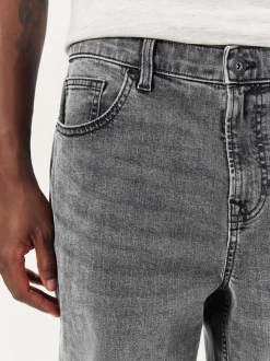 Grey Classic Stretch Relaxed Fit Jeans