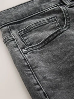Grey Classic Stretch Relaxed Fit Jeans