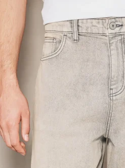 Grey EDIT Barrel Fit Jeans