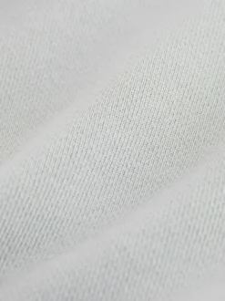 Grey Garment Washed Utility Quarter Zip Sweatshirt