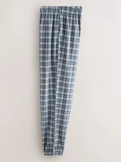 Grey Grindle Check Motionflex Cosy Cuffed Pyjama Bottoms