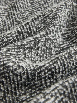 Grey Herringbone Rugby Shirt
