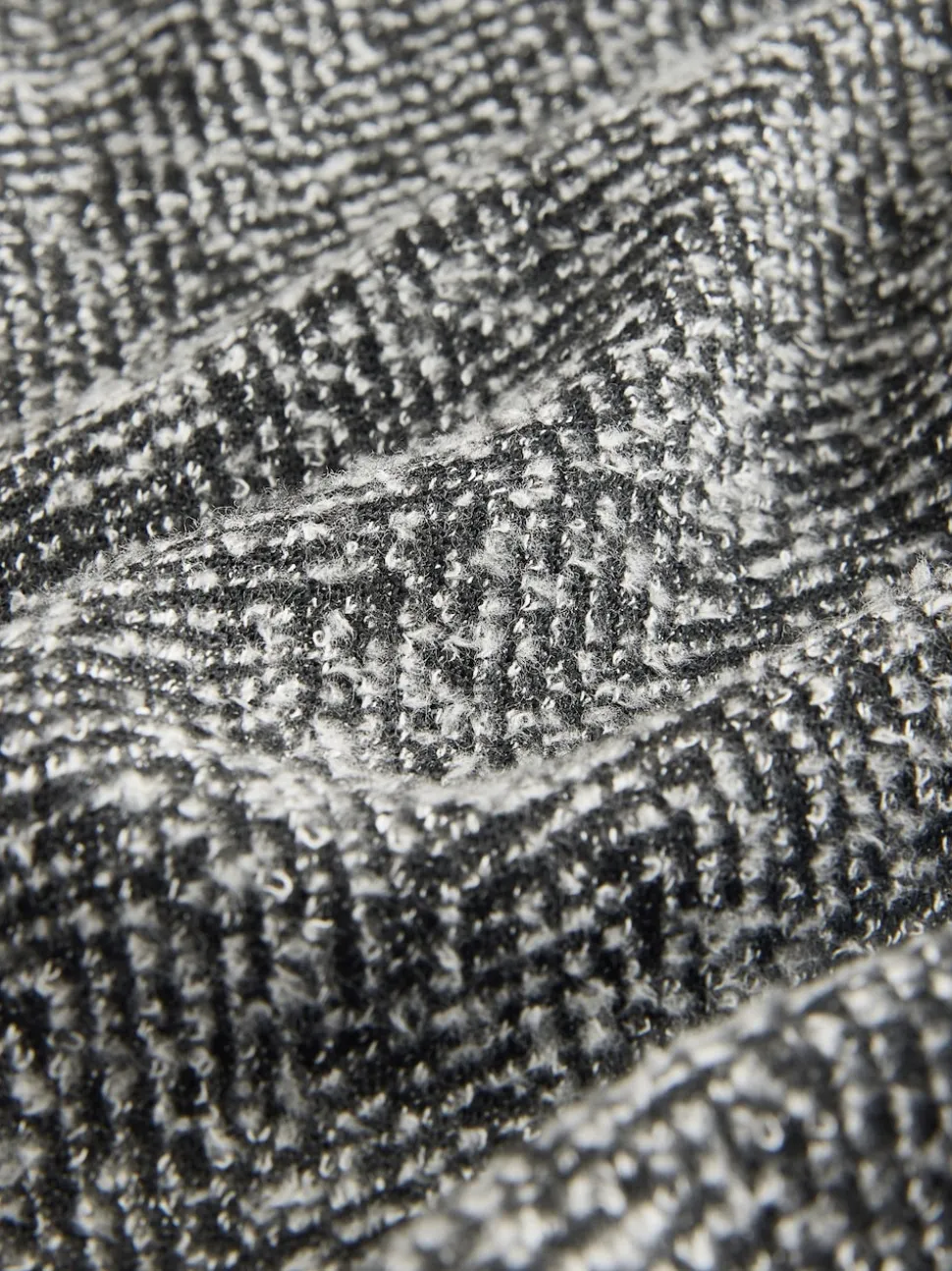 Grey Herringbone Rugby Shirt