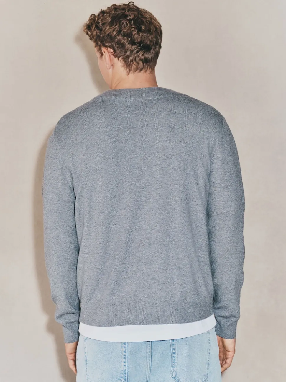 Grey Knitted Cardigan