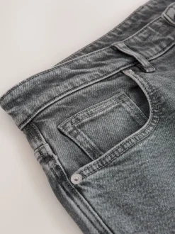 Grey Light Slim Fit Vintage Wash Denim Jeans