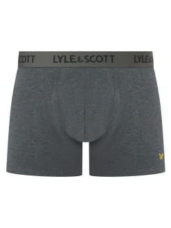 Grey Lyle & Scott Underwear Trunks 3 Pack