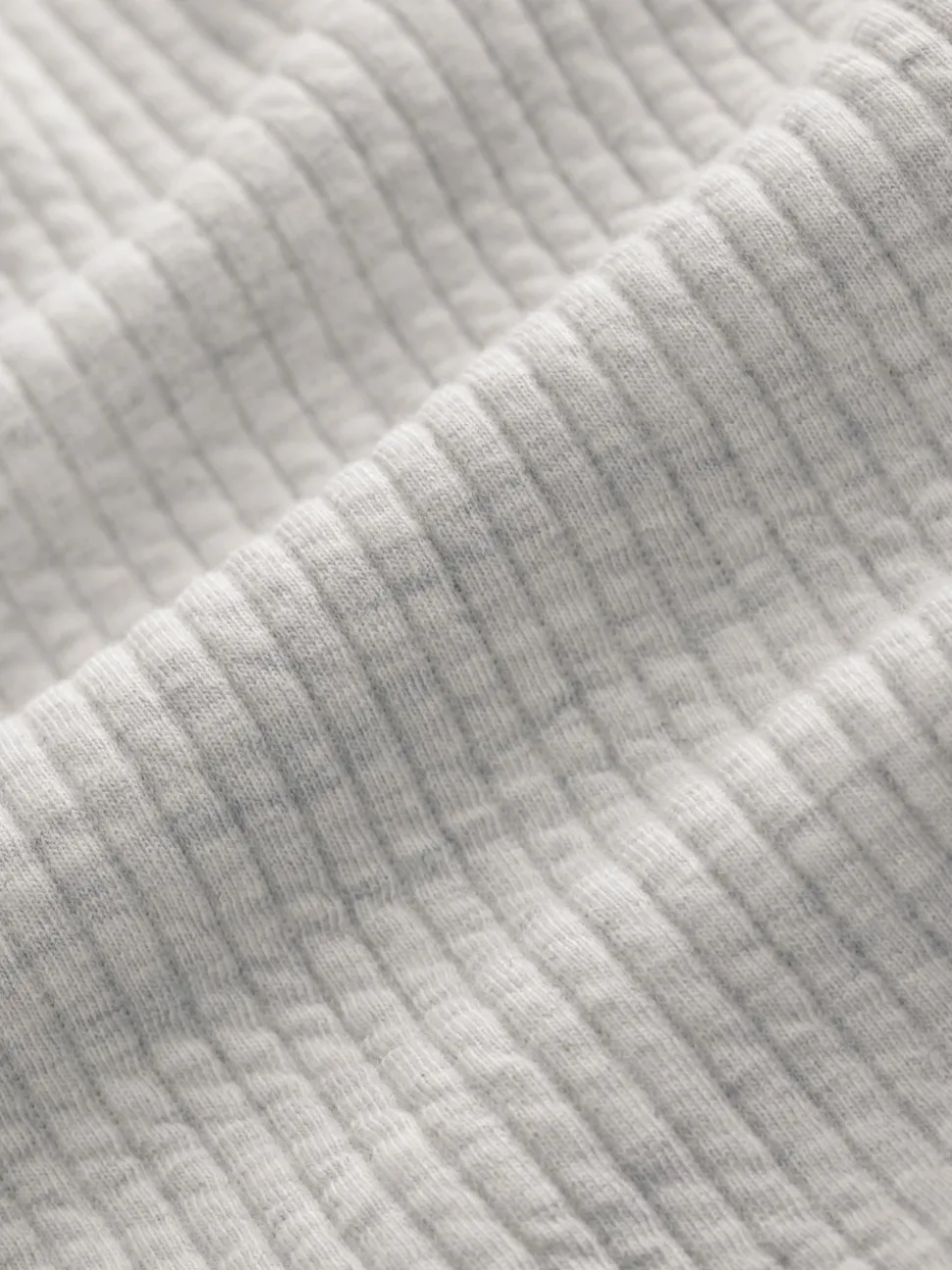Grey Marl Linear Texture Hoodie