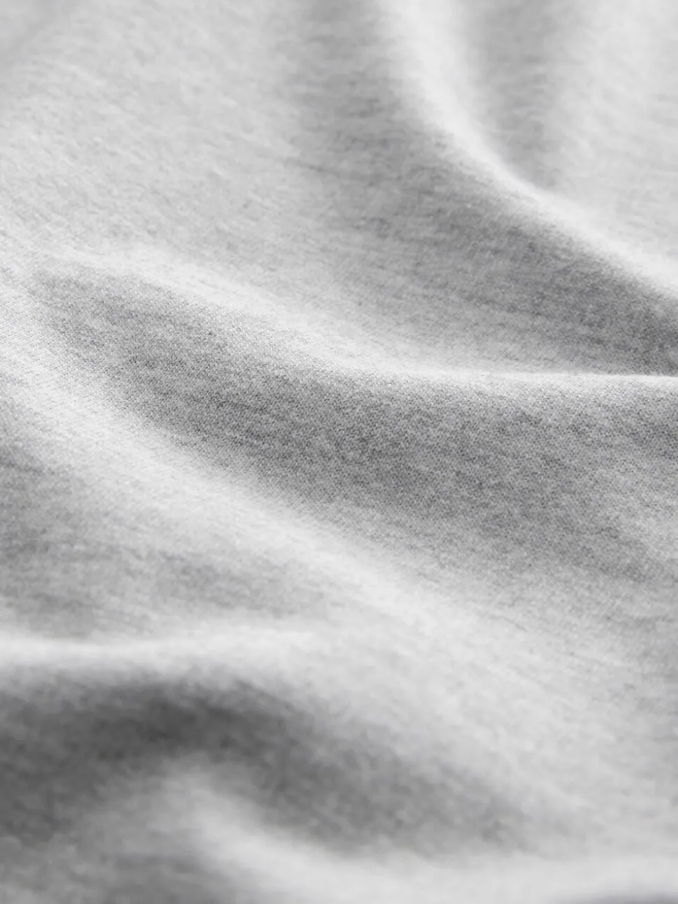 Grey Marl Open Loopback Soft Touch Cuffed Joggers