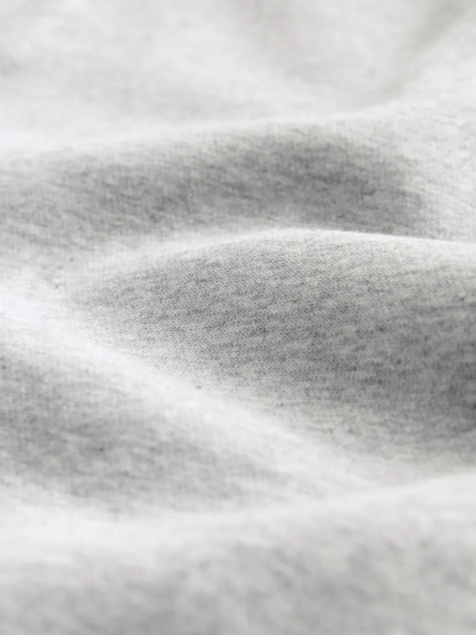 Grey Marl Regular Fit Heavyweight Cotton Rich Jersey Hoodie