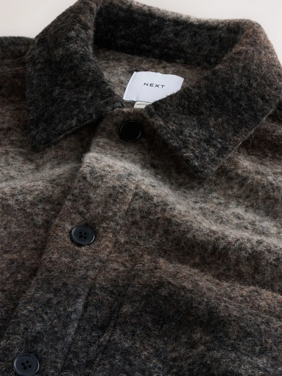 Grey Ombre Check Shacket