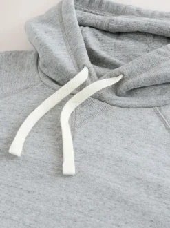 Grey Overhead Hoodie Heavyweight Garment Washed
