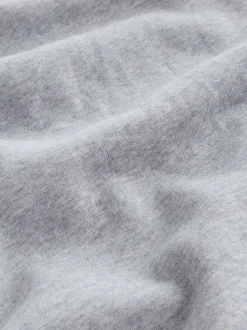 Grey Regular Fit Heavyweight Cotton Rich Crew Neck Sweatshirt