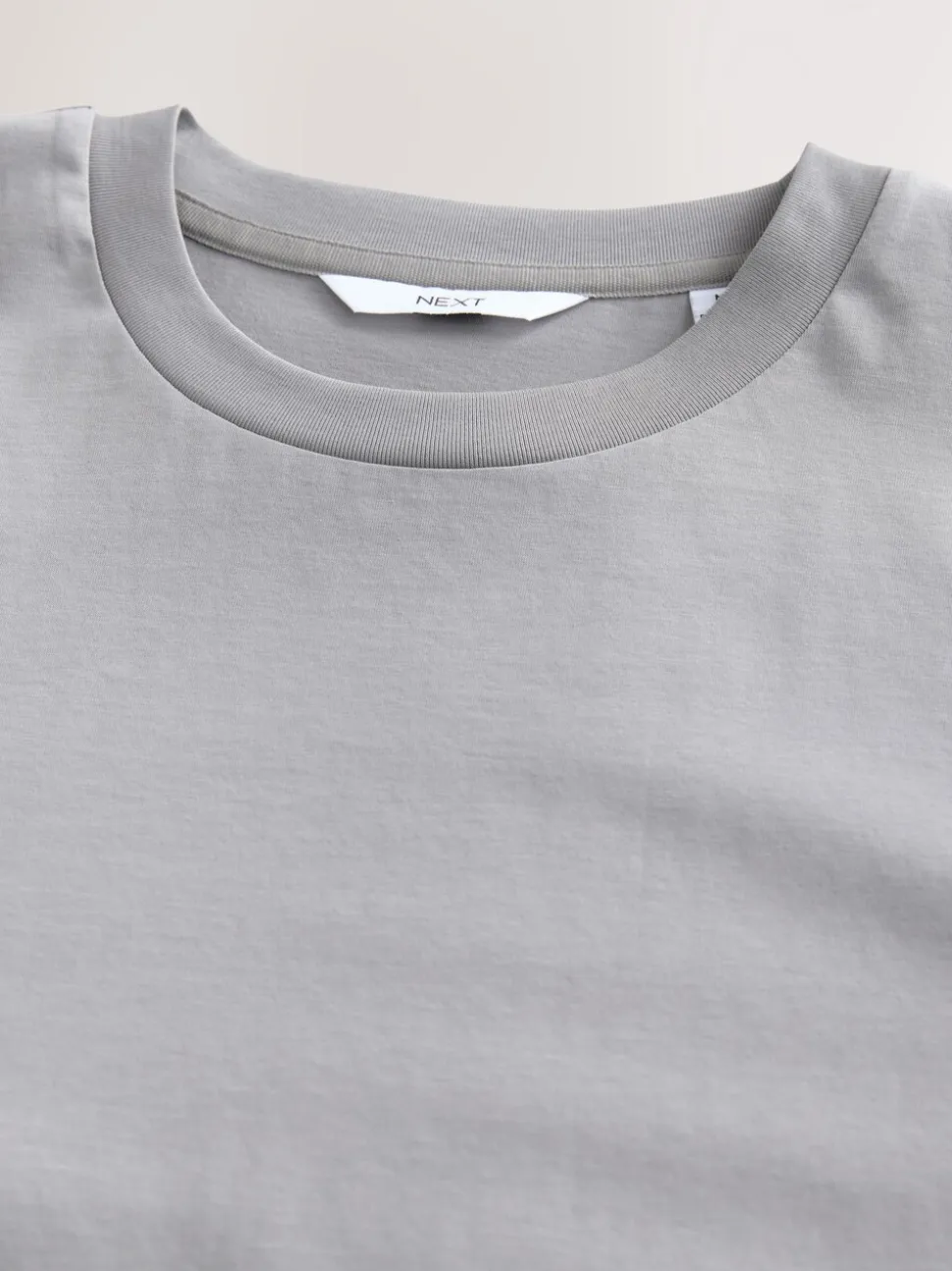 Grey Regular Fit Signature SUPIMA® Cotton Crew Neck T-Shirt