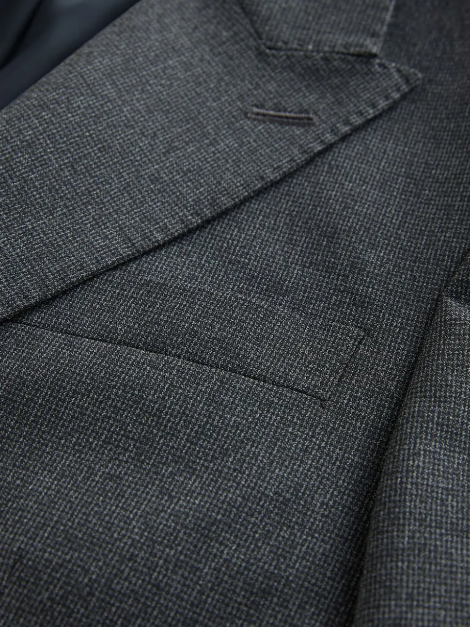 Grey Regular Fit Texture Motionflex Stretch Suit Jacket