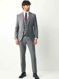 Grey Signature Cerutti !00% Italian Wool Suit Waistcoat