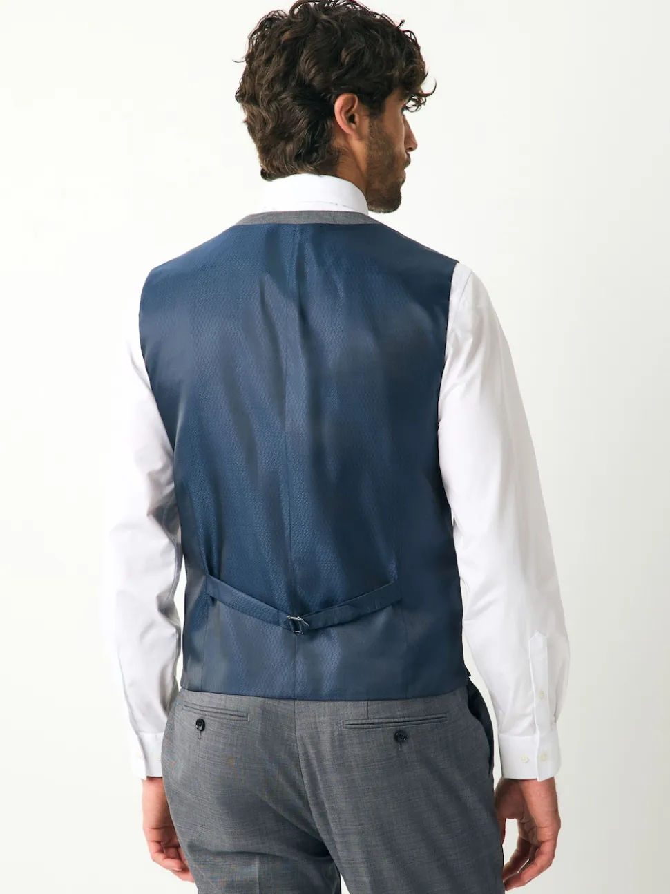Grey Signature Cerutti !00% Italian Wool Suit Waistcoat