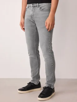 Grey Skinny Fit Comfort Stretch Jeans