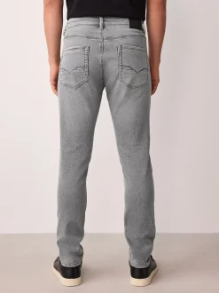 Grey Skinny Fit Comfort Stretch Jeans