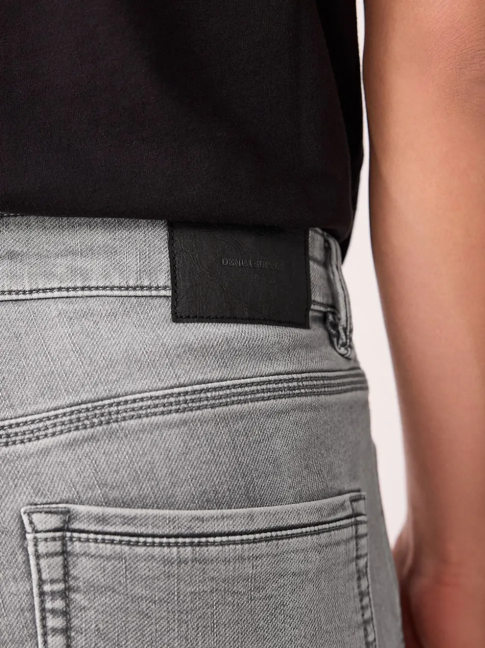 Grey Skinny Fit Comfort Stretch Jeans