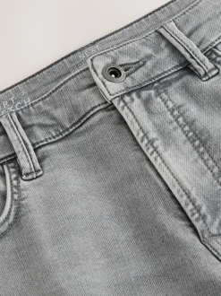 Grey Skinny Fit Comfort Stretch Jeans