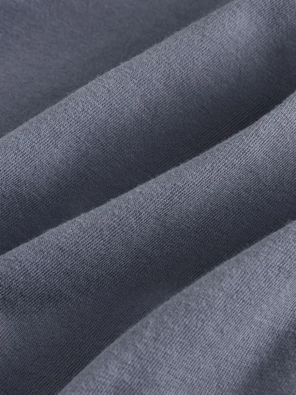 Grey Slate Slim Fit Essential Crew Neck Cotton T-Shirt