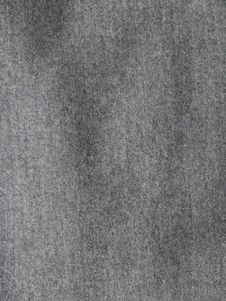 Grey Slim Fit Signature Zignone Italian Wool Cashmere Blend Flannel Suit Jacket