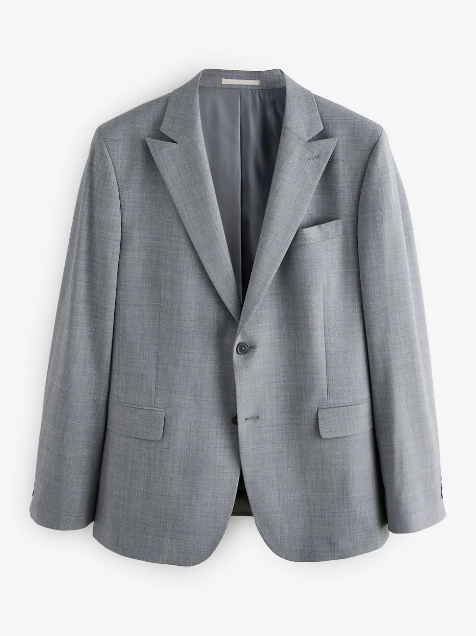 Grey Slim Fit Wool Blend Motionflex Suit Jacket