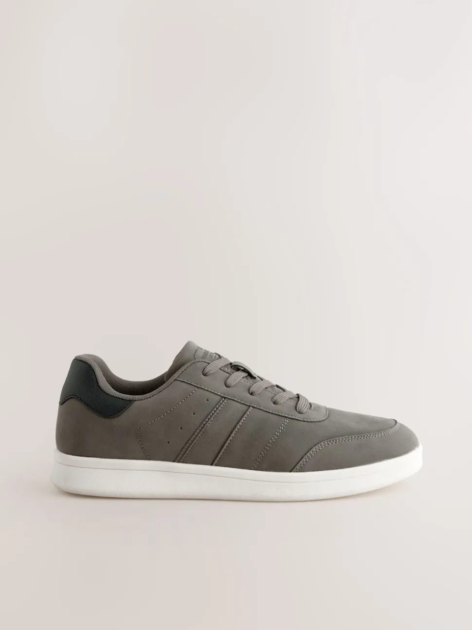 Grey Suedette Trainers