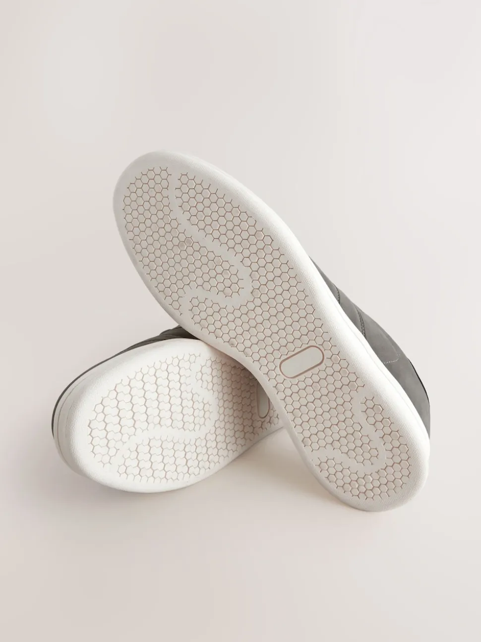 Grey Suedette Trainers