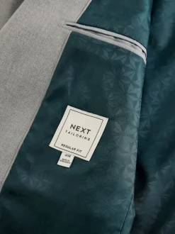 Grey Textured Suit Waistcoat