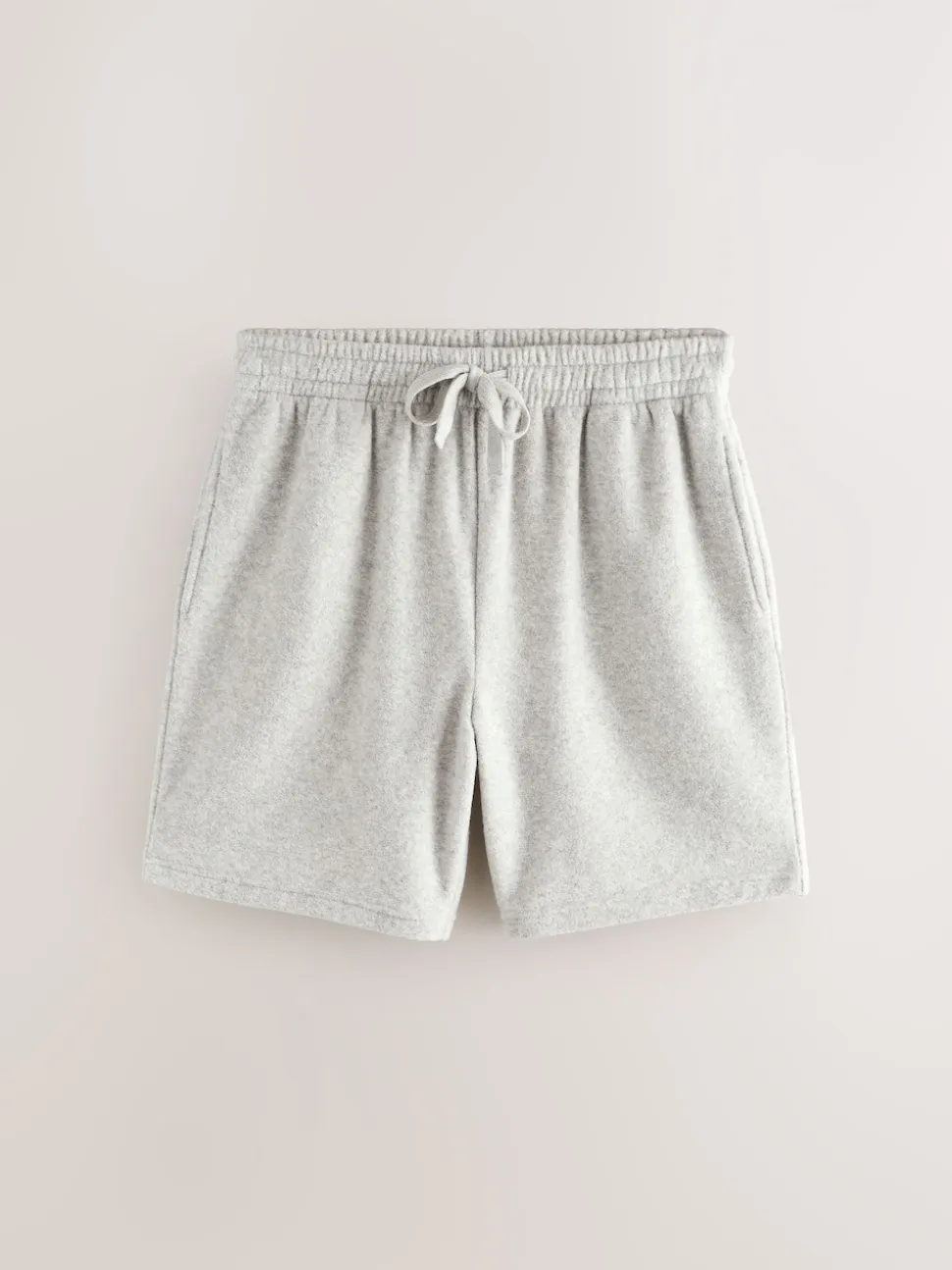 Grey Towelling Short Sleeve Pyjamas Set