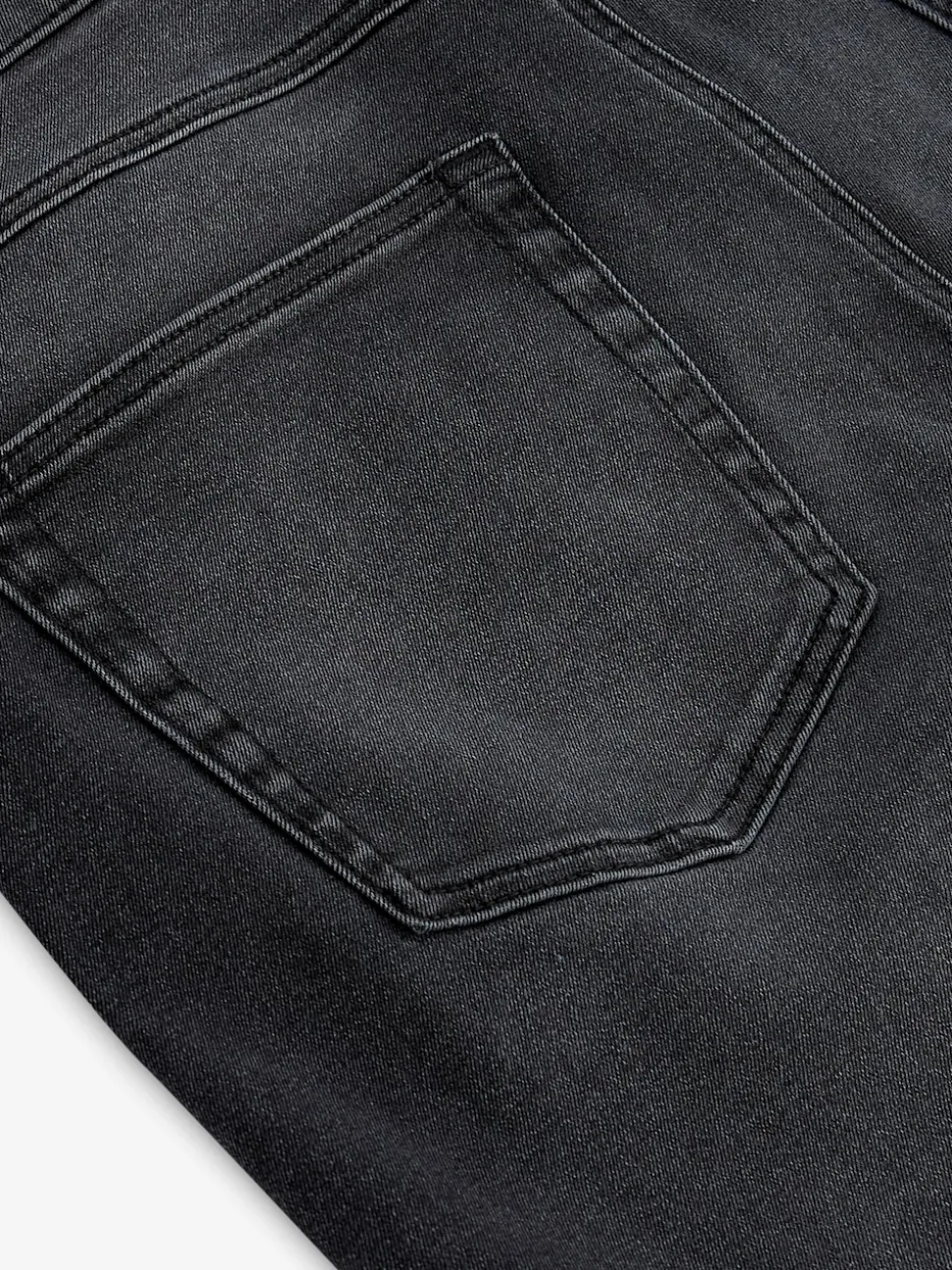 Grey Washed Slim Fit Essential Stretch Jeans