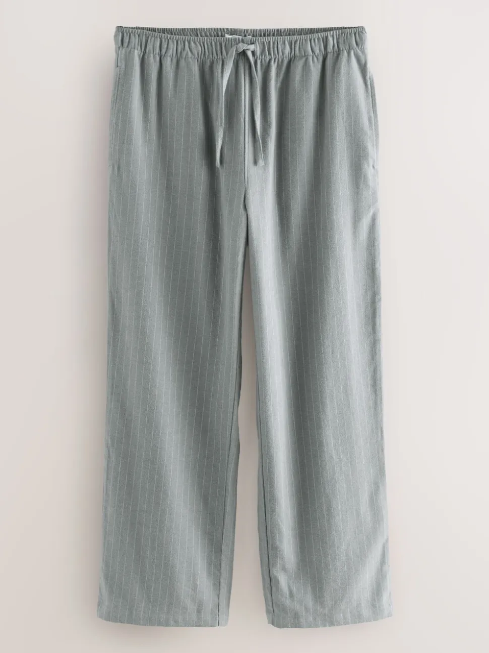 Grey/Neutral Stripe Woven Pyjama Bottoms 2 Pack