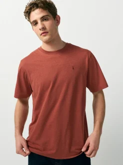 Grey/Orange/Grey/Blue Marls Regular Fit T-Shirts 4 Pack