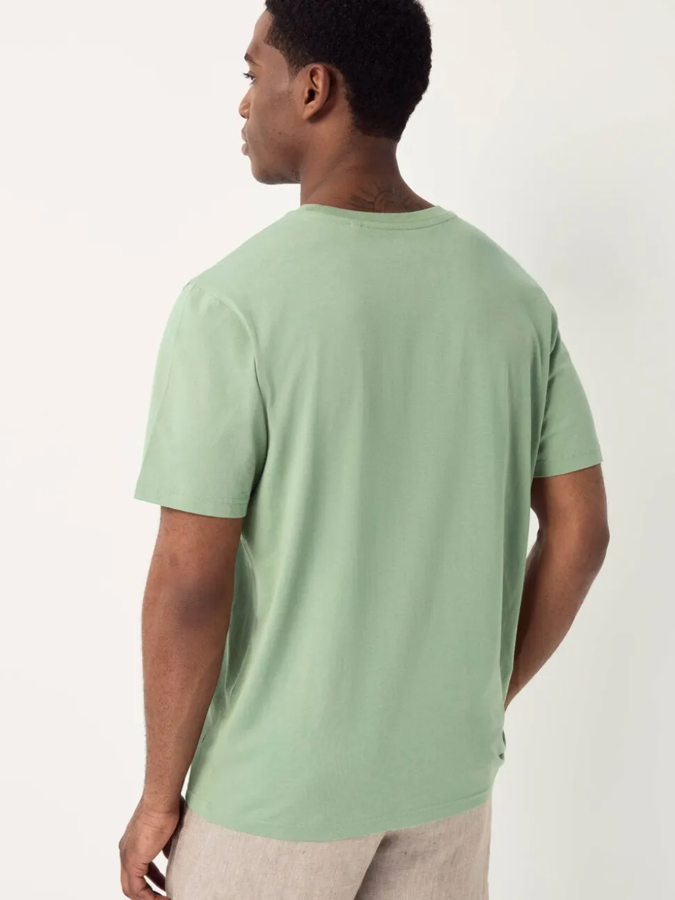 Grey/Pink/Ecru/Green Regular Fit T-Shirts 4 Pack