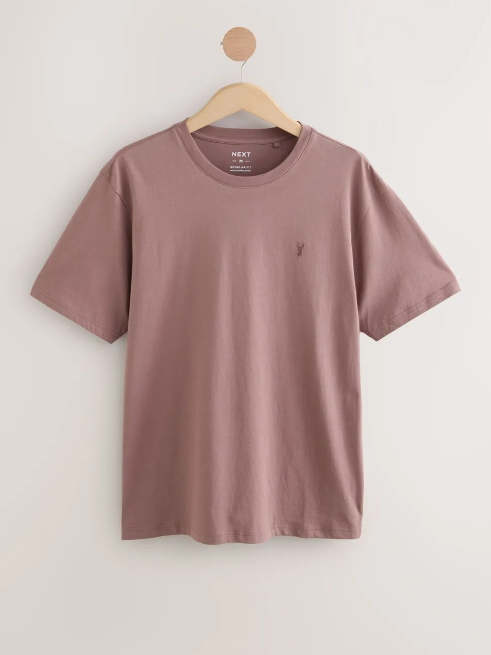 Grey/Pink/Ecru/Green Regular Fit T-Shirts 4 Pack