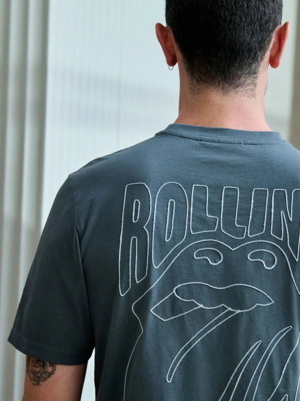 Grey/Red The Rolling Stones Short Sleeve Pyjamas Set