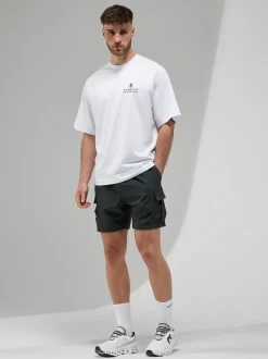 Gym King Black Focus Woven Utility Shorts