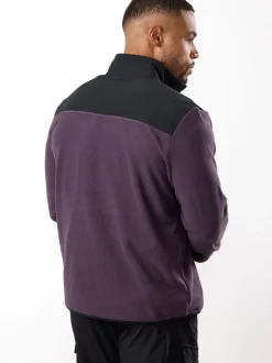 Gym King Black Quarter Zip Polar Fleece