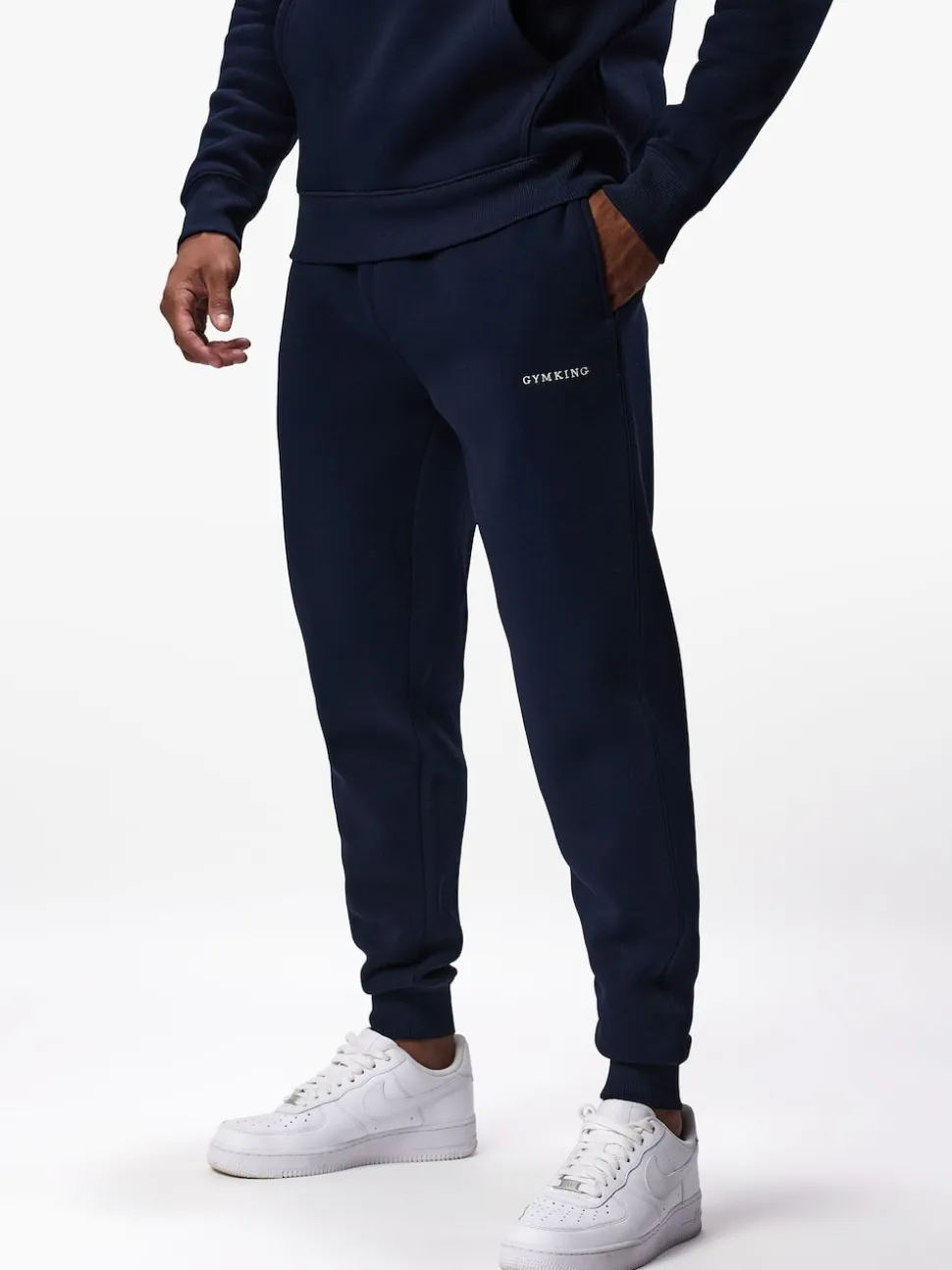 Gym King Blue Linear Fundamental Joggers